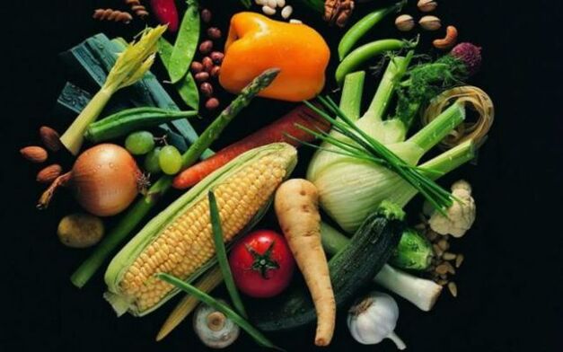 Vorteile von Gemüse bei Prostatitis. 