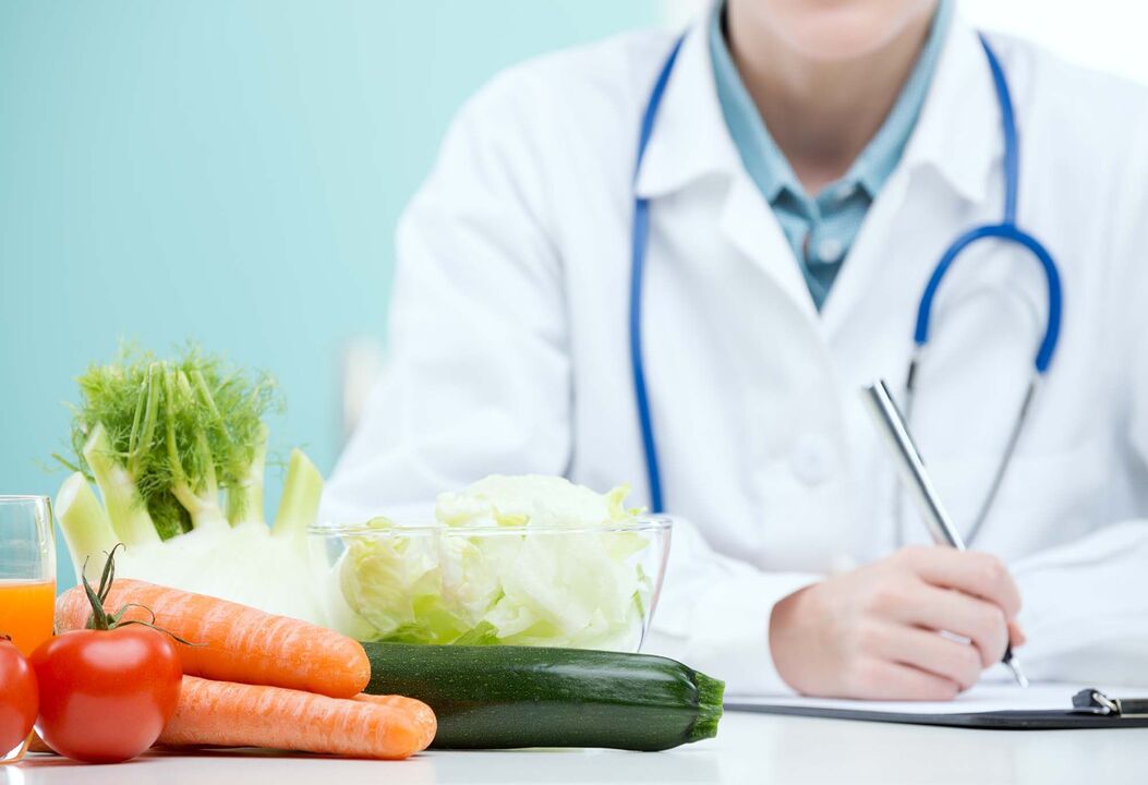 Therapeutische Diät bei Prostatitis.